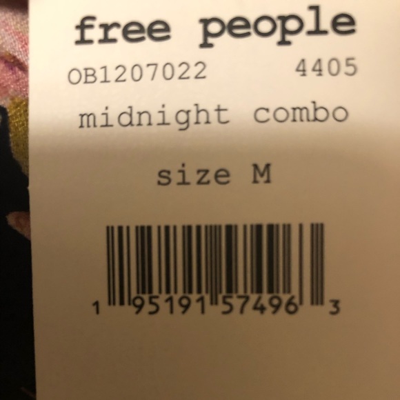Free People Tate TunicMini Dress in Midnight Combo - Picture 5 of 5